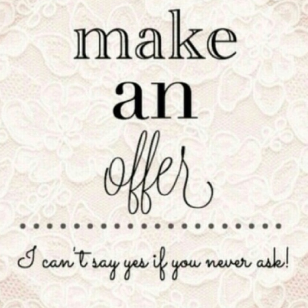 Always willing to negotiate :)